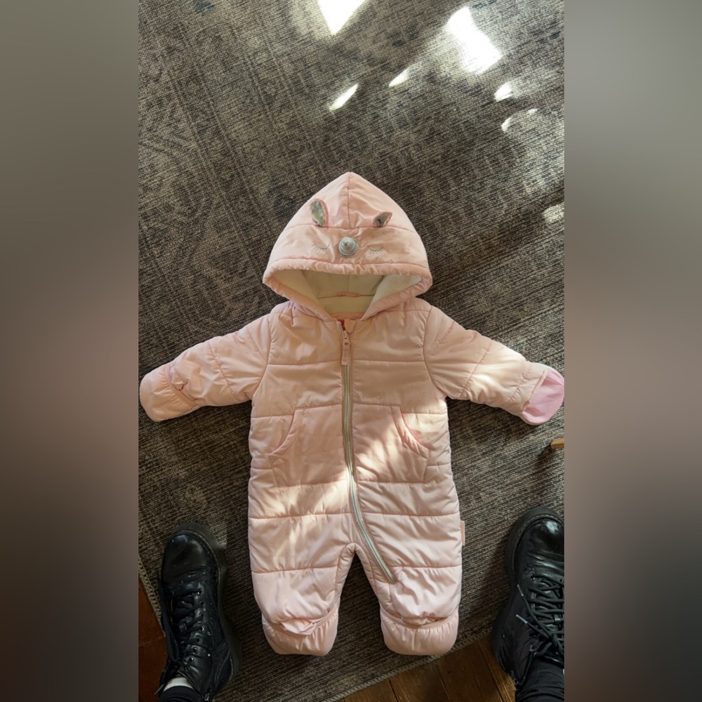 Girls 6/9 month snow suit